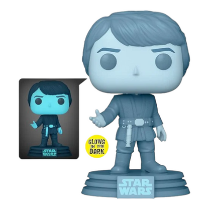 Funko POP! - HOLOGRAPIC LUKE SKYWALKER - GLOWS IN THE DARK - ENTERTAINMENT EARTH EXCLUSIVE