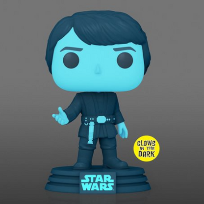 Funko POP! - HOLOGRAPIC LUKE SKYWALKER - GLOWS IN THE DARK - ENTERTAINMENT EARTH EXCLUSIVE