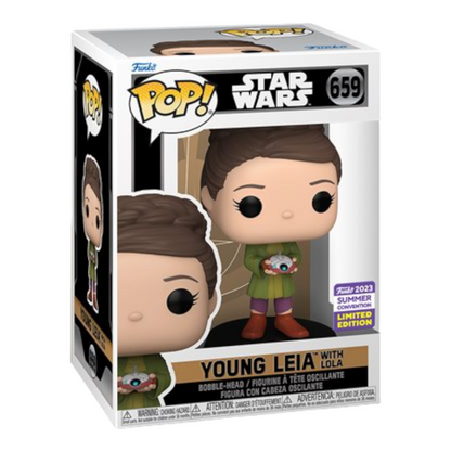 Funko POP! - Young Leia with Lola - 2023 Convention Exclusive