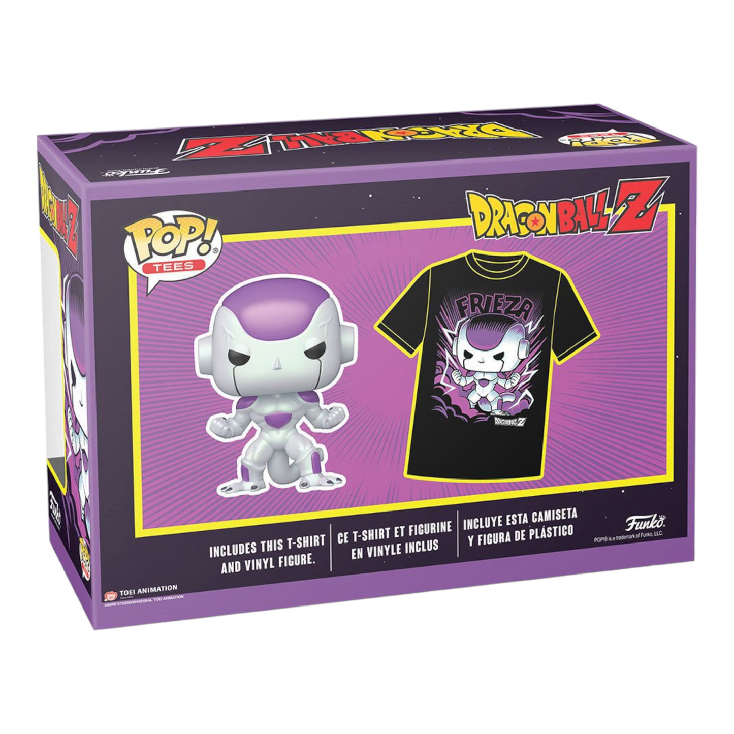 POP! TEES - FRIEZA 4TH FORM (SIZE LARGE SHIRT)