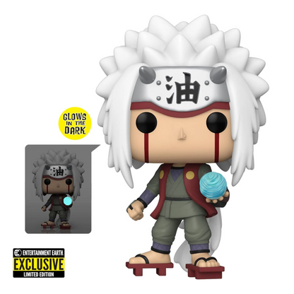 Funko POP! - JIRAIYA WITH RASENGAN - GLOW IN THE DARK - ENTERTAINMENT EARTH EXCLUSIVE