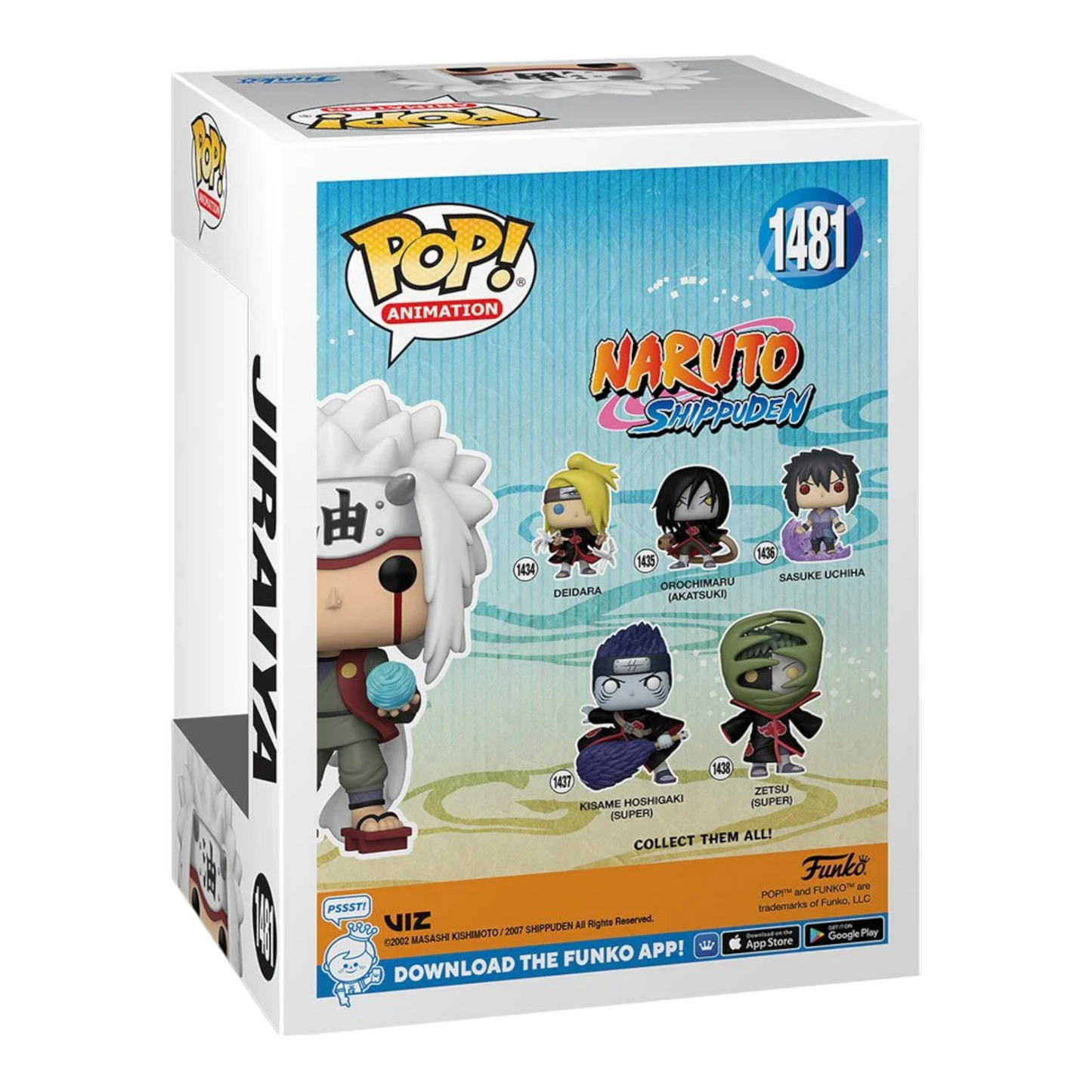 Funko POP! - JIRAIYA WITH RASENGAN - GLOW IN THE DARK - ENTERTAINMENT EARTH EXCLUSIVE