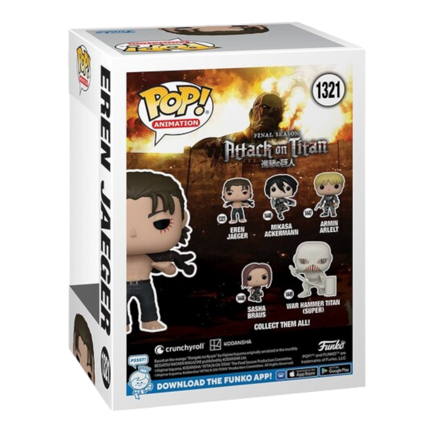 Funko POP! - EREN JAEGER WITH OPEN SHIRT