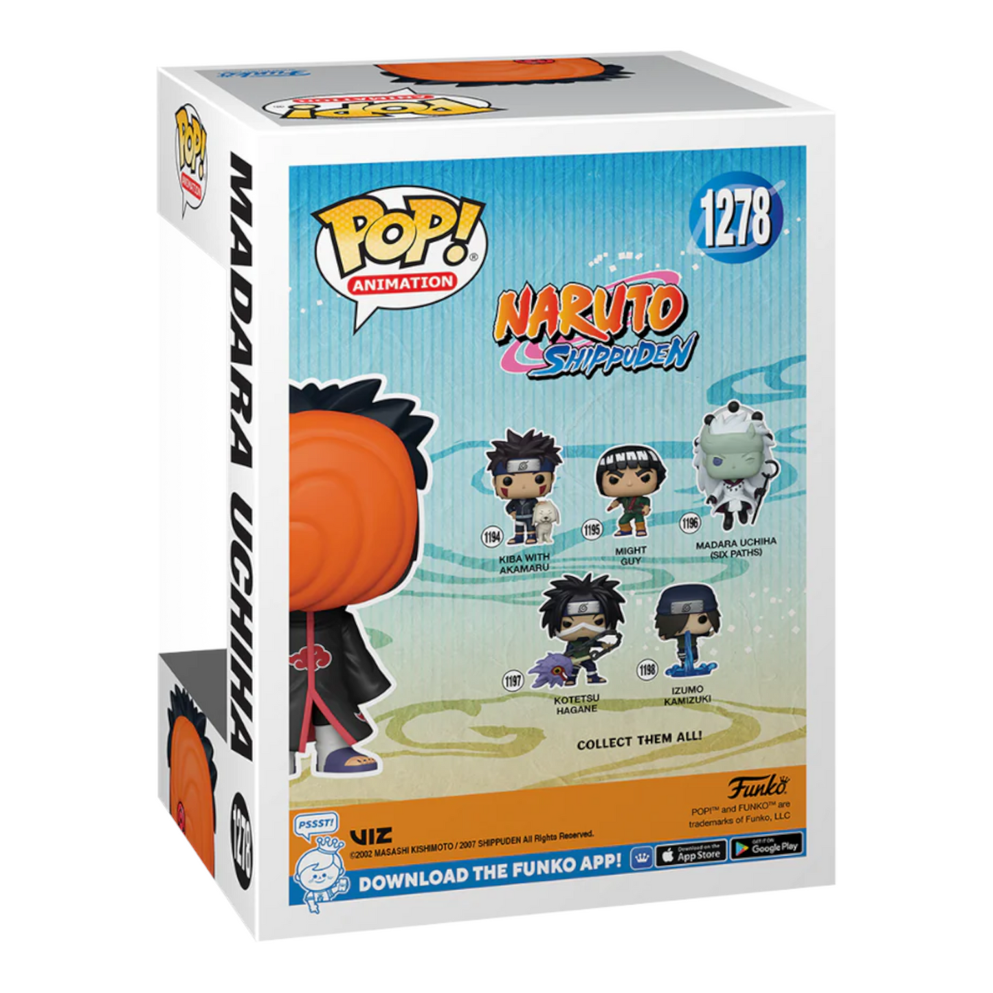 Funko POP! - MADARA UCHIHA - GLOWS IN THE DARK - DRAGONS TRADING EXCLUSIVE