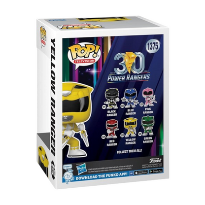 FUNKO POP! - YELLOW RANGER (30TH ANNIVERSARY)