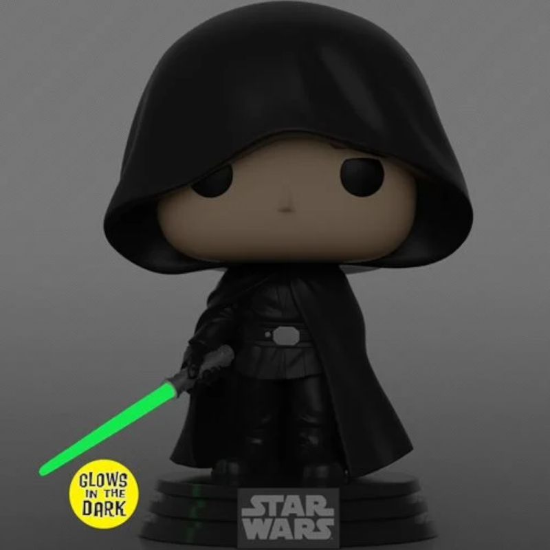 Funko POP! - LUKE SKYWALKER - GLOWS IN THE DARK - ENTERTAINMENT EARTH EXCLUSIVE