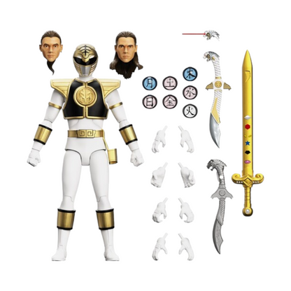 Super7 - Mighty Morphin Power Rangers Ultimates White Ranger