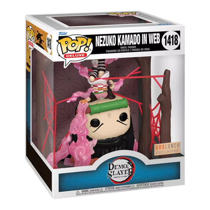 Funko POP! - NEZUKO KAMADO IN WEB -  GLOWS IN THE DARK - BOX LUNCH EXCLUSIVE