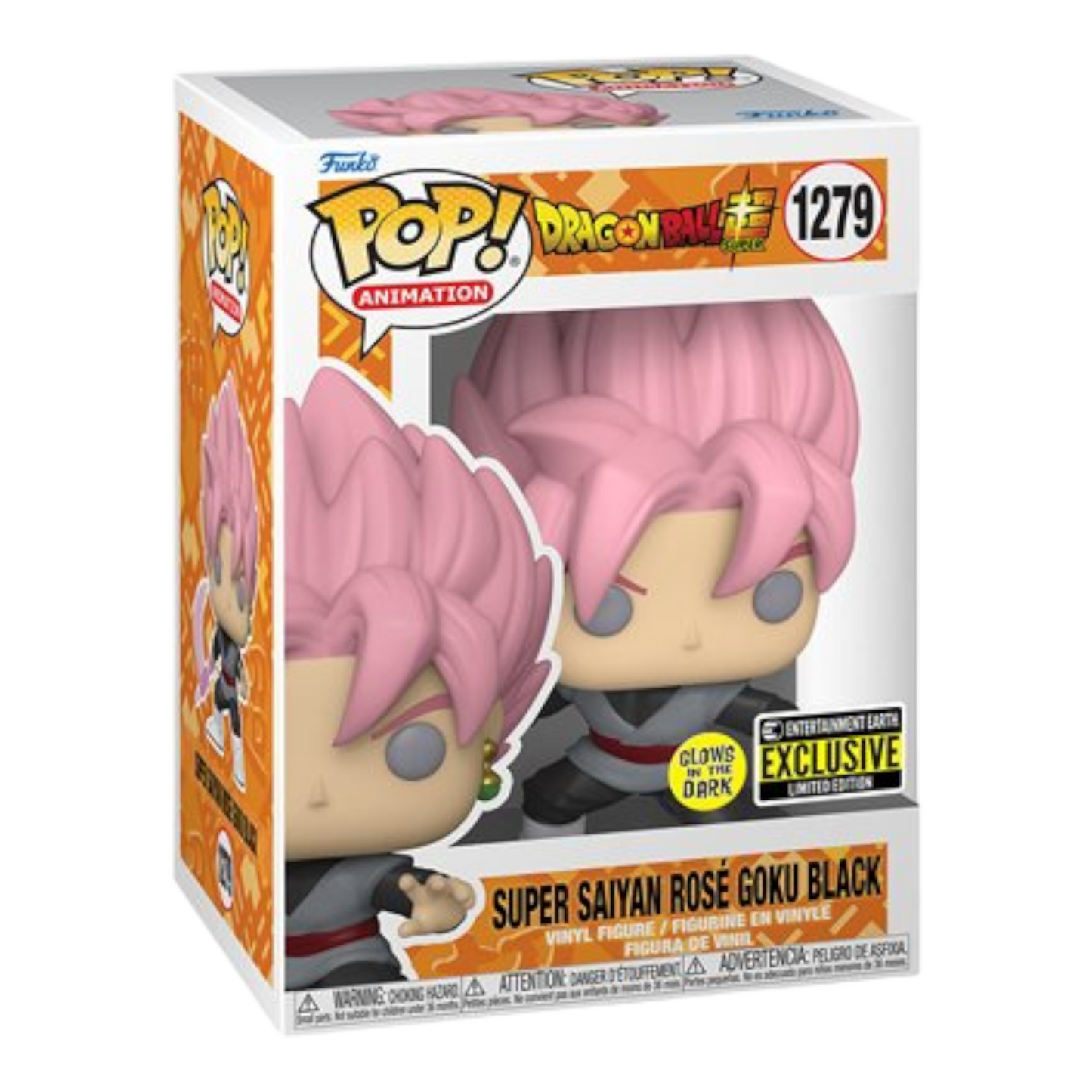 Funko POP! - SUPER SAIYAN ROSE GOKU BLACK - GLOWS IN THE DARK - ENTERTAINMENT EARTH EXCLUSIVE