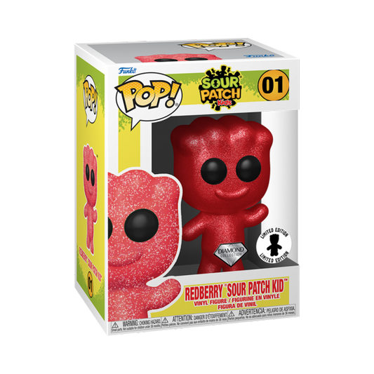 Funko POP! - REDBERRY SOUR PATCH KID - DIAMOND COLLECTION - SOUR PATCH KIDS EXCLUSIVE