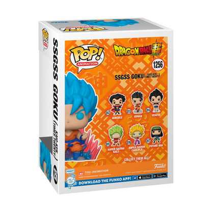 Funko POP! - SSGSS GOKU (KAIO-KEN TIMES TWENTY) - BOXLUNCH EXCLUSIVE GLOWS IN THE DARK