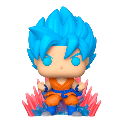 Funko POP! - SSGSS GOKU (KAIO-KEN TIMES TWENTY) - BOXLUNCH EXCLUSIVE GLOWS IN THE DARK