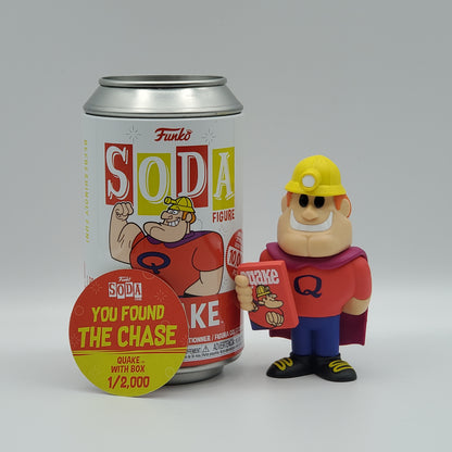 FUNKO SODA - QUAKE - CHASE - (OPENED)