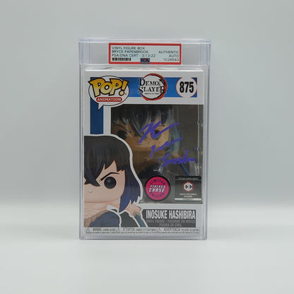 PSA ENCAPSULATED & SIGNATURE CERTIFIED - INOSUKE HASHIBIRA (SIGNED BY BRYCE PAPENBROOK)