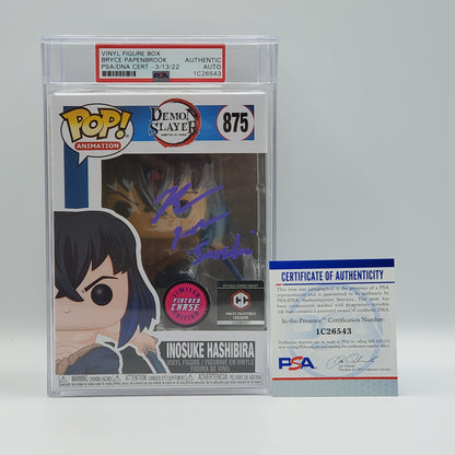 PSA ENCAPSULATED & SIGNATURE CERTIFIED - INOSUKE HASHIBIRA (SIGNED BY BRYCE PAPENBROOK)