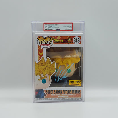 PSA ENCAPSULATED & SIGNATURE CERTIFIED - SUPER SAIYAN FUTURE TRUNKS (HOT TOPIC EXCLUSIVE) (SIGNED BY ERIC VALE)