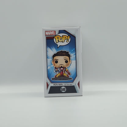 FUNKO POP! - IRON MAN ( I AM IRON MAN) - GLOW IN THE DARK - PX PREVIEWS EXCLUSIVE