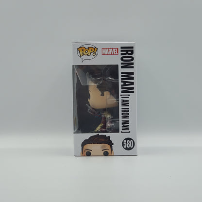 FUNKO POP! - IRON MAN ( I AM IRON MAN) - GLOW IN THE DARK - PX PREVIEWS EXCLUSIVE