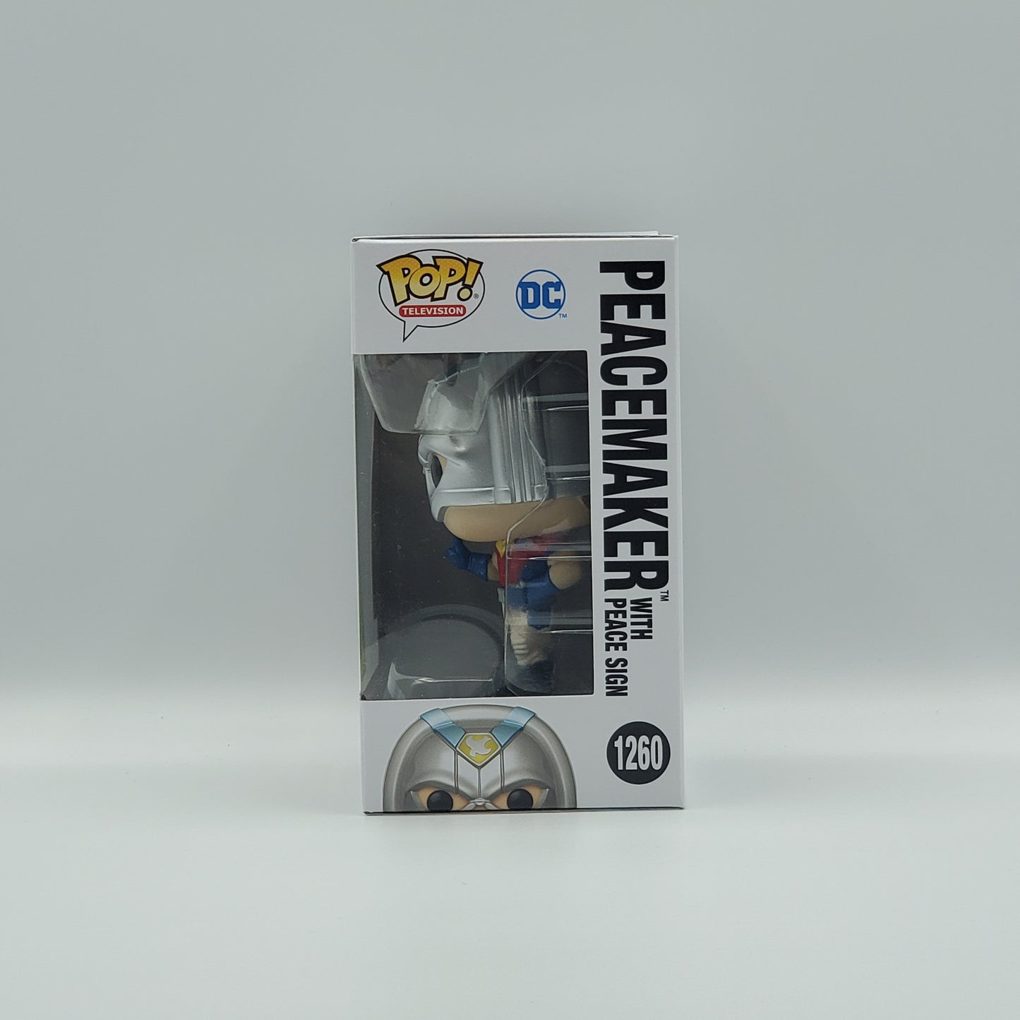 FUNKO POP! - PEACEMAKER WITH PEACE SIGN - 2022 SUMMER CONVENTION LIMITED EDITION