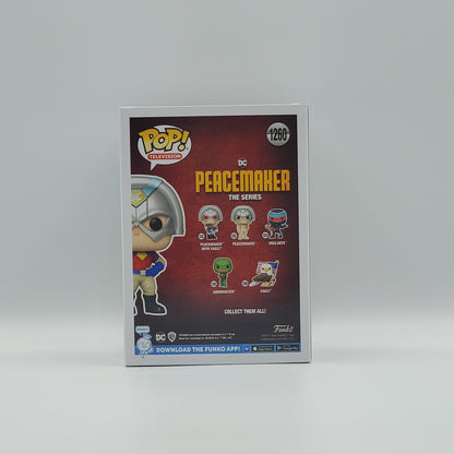 FUNKO POP! - PEACEMAKER WITH PEACE SIGN - 2022 SUMMER CONVENTION LIMITED EDITION