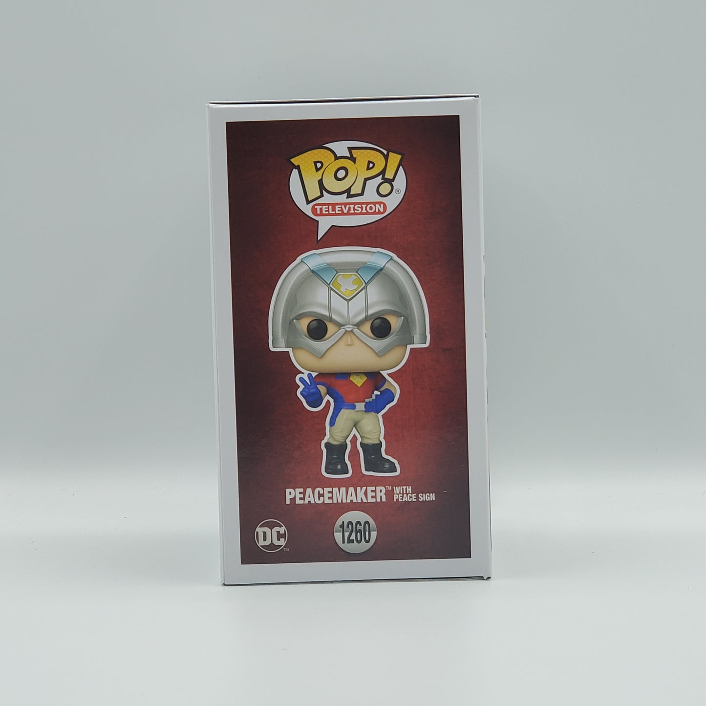 FUNKO POP! - PEACEMAKER WITH PEACE SIGN - 2022 SUMMER CONVENTION LIMITED EDITION