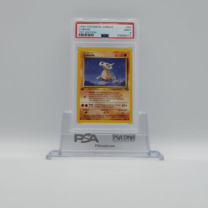 1999 - POKEMON - JUNGLE - CUBONE - #50 - 1ST EDITION - PSA - MINT 9