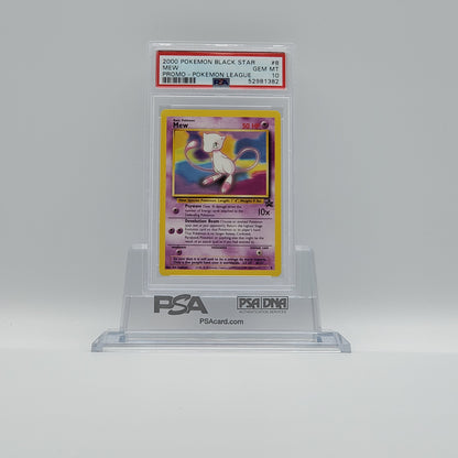 2000 POKEMON BLACK STAR PROMO - MEW - POKEMON LEAGUE - #8 - PSA GEM MINT 10