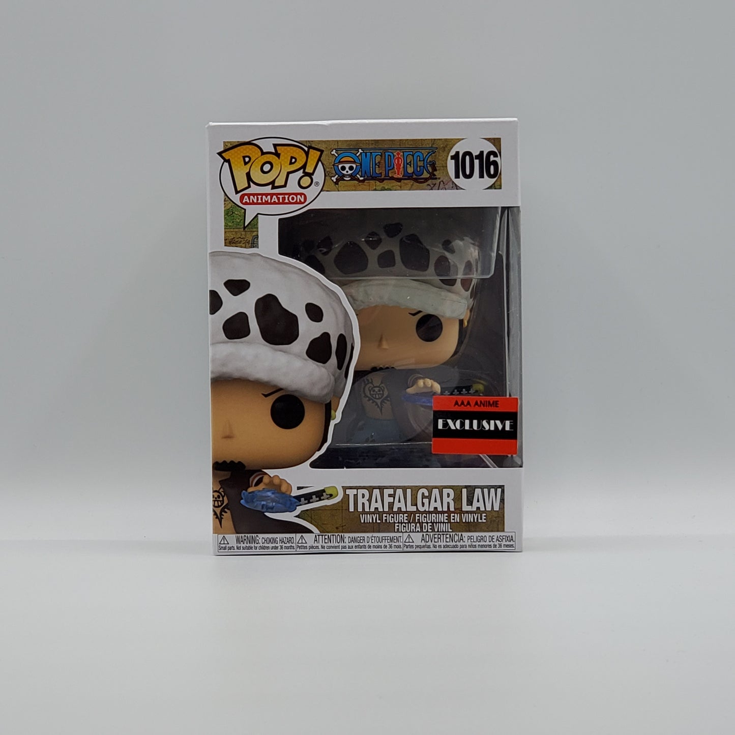 FUNKO POP! - POP! ANIMATION - ONE PIECE - TRAFALGAR LAW - AAA ANIME EXCLUSIVE