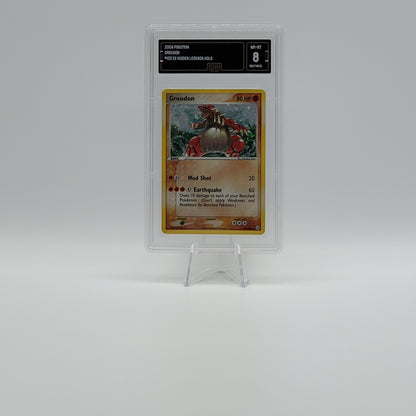 2004 - POKEMON - EX HIDDEN LEGENDS - GROUDON - #102 - HOLOGRAPHIC - GMA - NM-MT 8