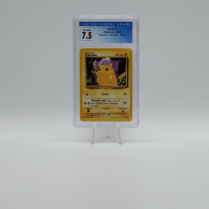 1999 -  POKEMON - BASE SET - PIKACHU - #58 - CGC - NEAR MINT 7.5