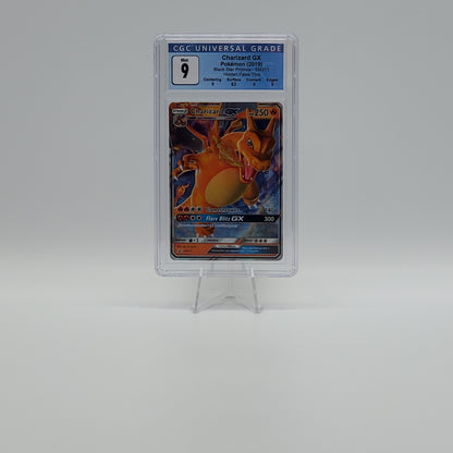 2019 - POKEMON - HIDDEN FATES - BLACK STAR PROMO - FULL ART - CHARIZARD GX - HOLOGRAPHIC - CGC - MINT 9