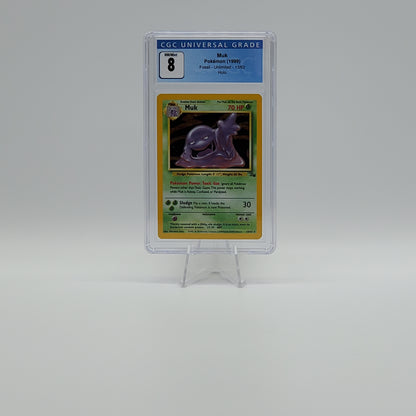 1999- POKEMON - FOSSIL - MUK - #13 - HOLOGRAPHIC - CGC - NM-MT 8