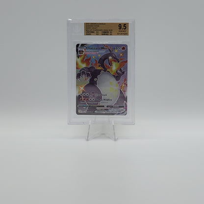 2021 - POKEMON - SWORD & SHIELD - SHINNING FATES - FULL ART - CHARIZARD VMAX - #SV107 - HOLOGRAPHIC - BGS - GEM MINT 9.5