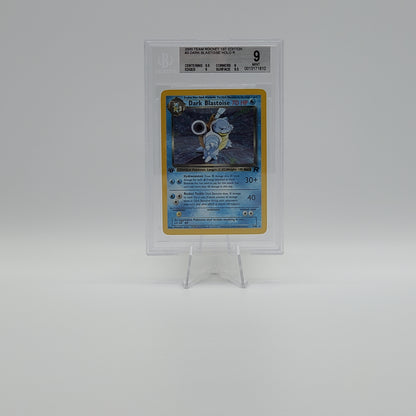 2000 - POKEMON - TEAM ROCKET - 1ST EDITION - DARK BLASTOISE - #3 - HOLOGRAPHIC - BGS - MINT 9