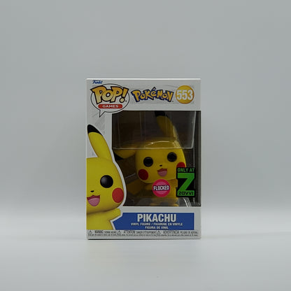 FUNKO POP! - PIKACHU - FLOCKED - ZAVII EXCLUSIVE