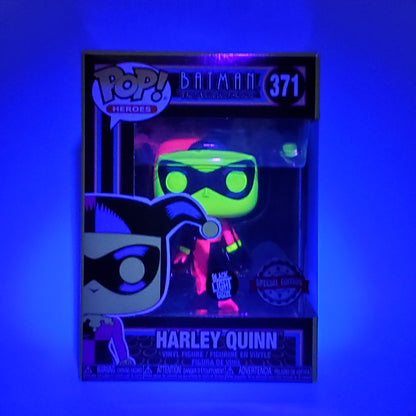 FUNKO POP! - POP! HEROES - DC - BATMAN - HARLEY QUEEN - BLACK LIGHT GLOW - SPECIAL EDITION