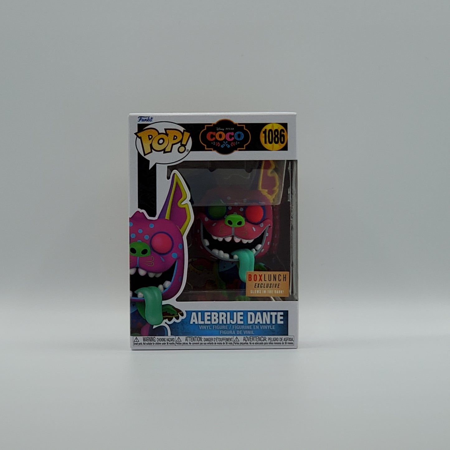 FUNKO POP! - ALEBRIJE DANTE - BLACK LIGHT - GLOWS IN THE DARK - BOX LUNCH EXCLUSIVE