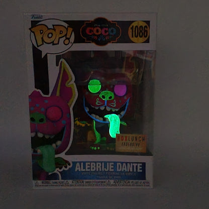 FUNKO POP! - ALEBRIJE DANTE - BLACK LIGHT - GLOWS IN THE DARK - BOX LUNCH EXCLUSIVE