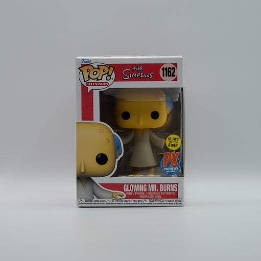 FUNKO POP! - POP! TELEVISION - THE SIMPSONS - GLOWING MR. BURNS - GLOW IN THE DARK - PX PREVIEWS EXCLUSIVE