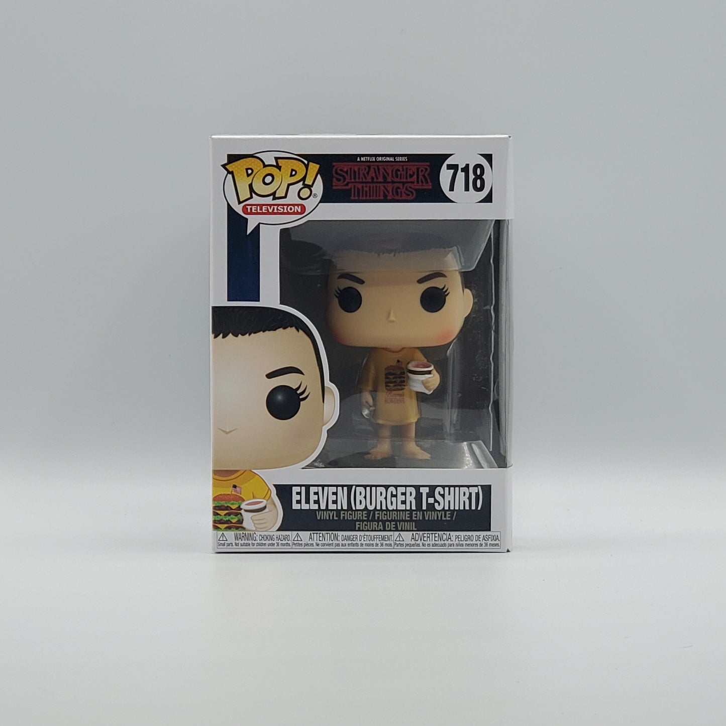 FUNKO POP! - ELEVEN (BURGER T-SHIRT)