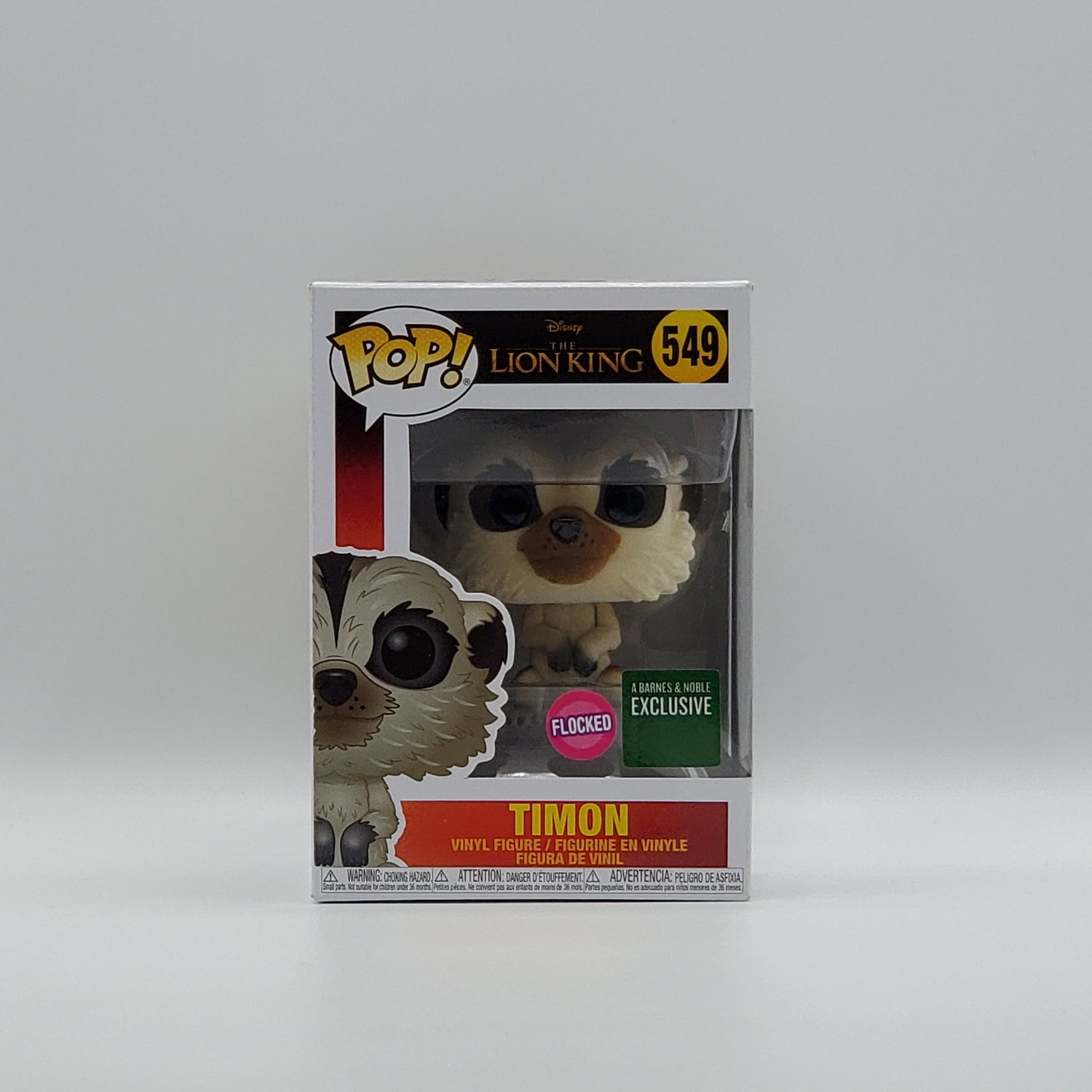 FUNKO POP! - TIMON - FLOCKED - BARNES & NOBLE EXCLUSIVE