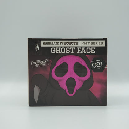 HANDMADE BY ROBOTS - GHOST FACE (PINK) - BLACK LIGHT