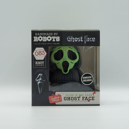 HANDMADE BY ROBOTS - GHOST FACE (GREEN) - GLOW IN THE DARK - GAMESTOP EXCLUSIVE