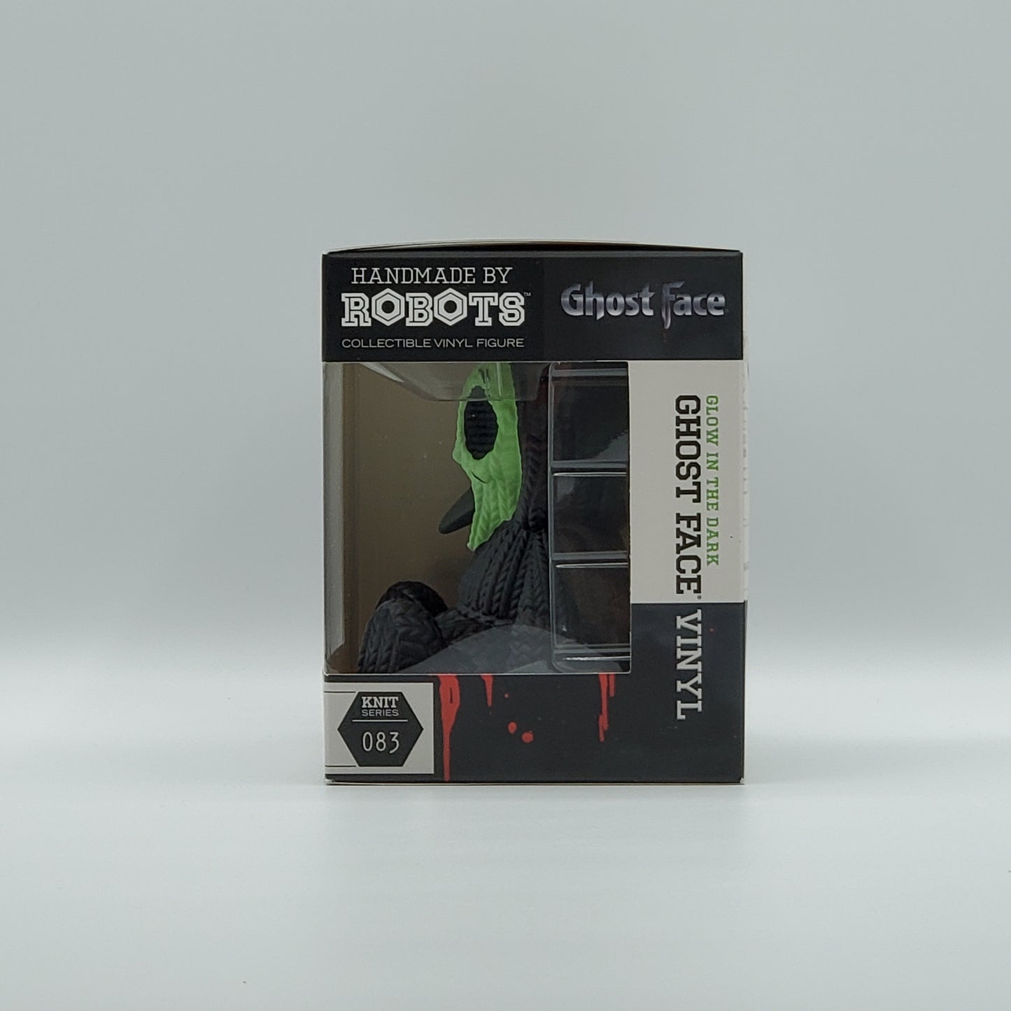 HANDMADE BY ROBOTS - GHOST FACE (GREEN) - GLOW IN THE DARK - GAMESTOP EXCLUSIVE