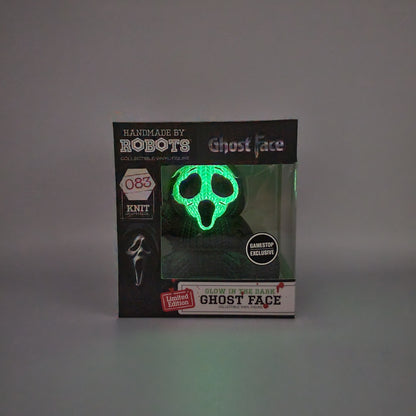 HANDMADE BY ROBOTS - GHOST FACE (GREEN) - GLOW IN THE DARK - GAMESTOP EXCLUSIVE