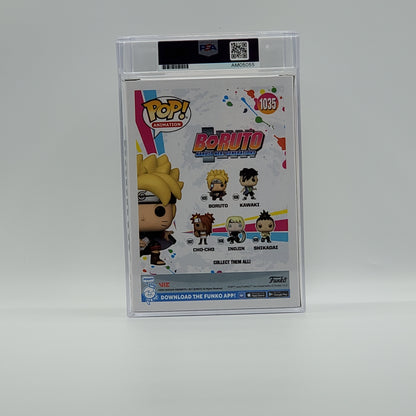 PSA ENCAPSULATED & SIGNATURE CERTIFIED - BORUTO - GLOWS IN THE DARK - ENTERTAINMENT EARTH EXCLUSIVE (SIGNED BY AMANDA MILLER)