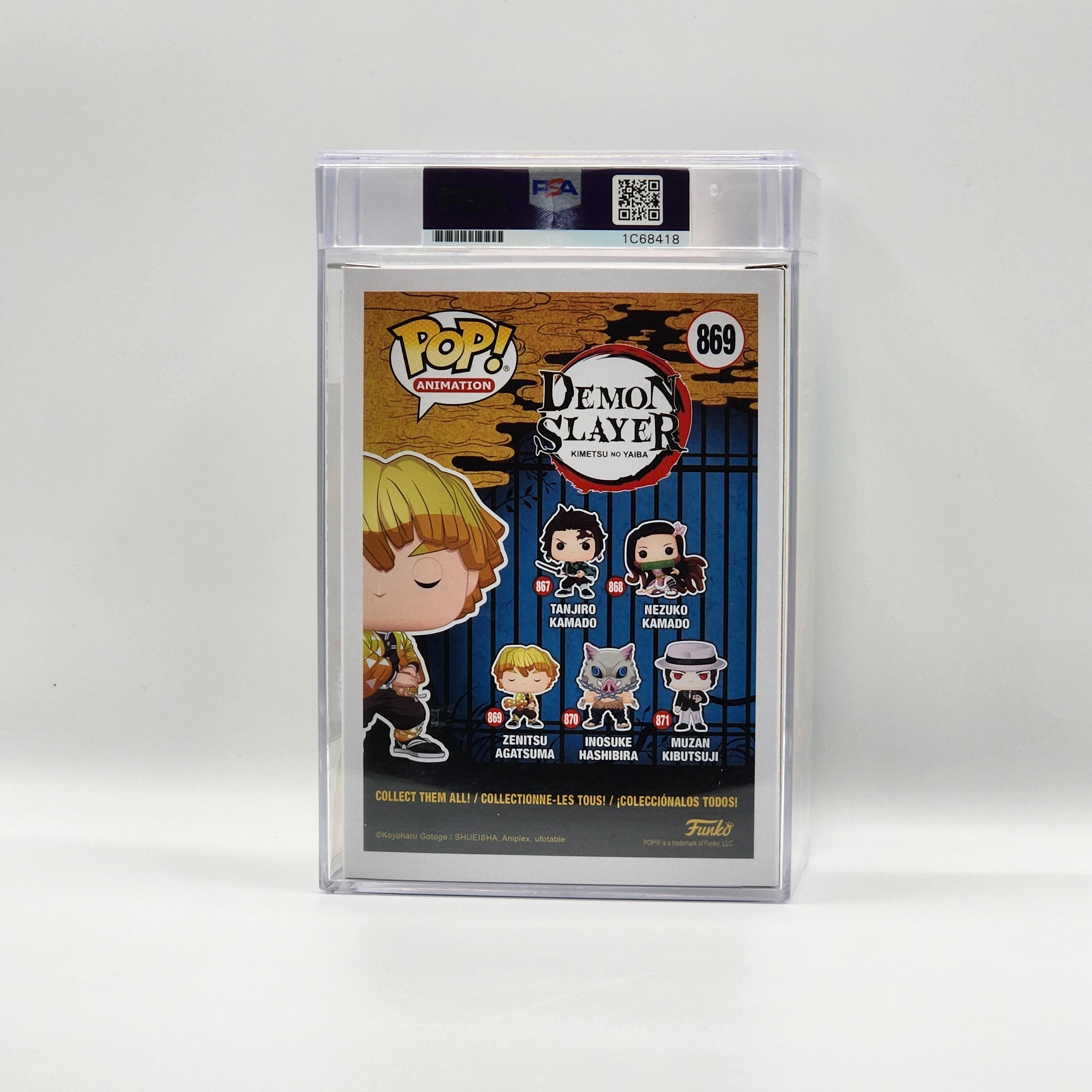 PSA ENCAPSULATED & SIGNATURE CERTIFIED FUNKO POPS