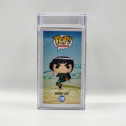 PSA ENCAPSULATED & SIGNATURE CERTIFIED - Funko POP! - NARUTO SHIPPUDEN - ROCK LEE - SPECIAL EDITION (SIGNED BY BRIAN DONOVAN)