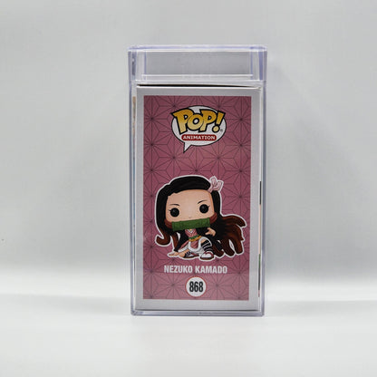 PSA ENCAPSULATED & SIGNATURE CERTIFIED - Funko POP! - NEZUKO KAMADO (SIGNED BY ABBY TROT) - GEM MINT 10 AUTOGRAPH