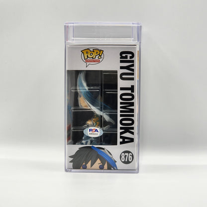 PSA ENCAPSULATED & SIGNATURE CERTIFIED - Funko POP! - GIYU TOMIOKA (SIGNED BY JOHNNY YONG BOSCH) - AAA ANIME EXCLUSIVE